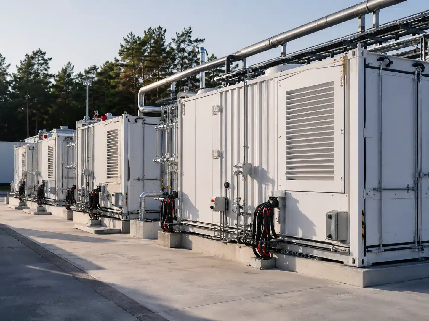Containerised fuel cell power modules