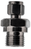 Stainless steel compression fitting MA-AN BSP for secure sensor mounting in thermowells and ducts