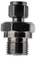 Stainless steel compression fitting MA-AN BSP for secure sensor mounting in thermowells and ducts