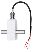 KP-COC clamp-on temperature sensor with quick-release bayonet coupling for hygienic, accurate, and non-invasive pipe temperature measurement and easy calibration.