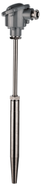 The High-Pressure Temperature Sensor Type D/DS/DDS for extreme conditions. Handles 500 bar & 1200°C, supports RTD (Pt100/Pt1000) and thermocouples (K, J, N, E, T).