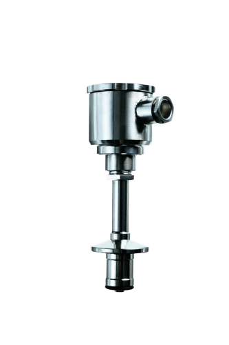 RT-BC-APV hygienic temperature sensor with APV Ø38 clamp for tanks and pipelines. Dead-zone-free installation, AISI 316L stainless steel, and CIP/SIP compatibility.