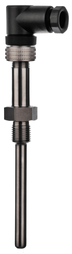 Industrial Temperature Sensor Type BP1 with valve plug connection for secure installation. Built from stainless steel, marine-approved, and customizable.