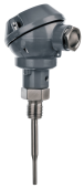 BUI-MR industrial temperature sensor with a compact BM head and reduced tip for ultra-fast reaction times in critical temperature control applications.