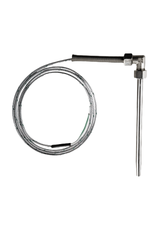 Marine certified exhaust gas temperature sensor REG1A / TEG1A for 2-stroke diesel engines. Available as RTD (Pt100/Pt1000) or Type K thermocouple.