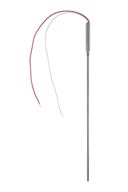 TM2 mineral-insulated thermocouple sensor for built-in high-temperature measurement in industrial processing systems, furnaces, and power plants.
