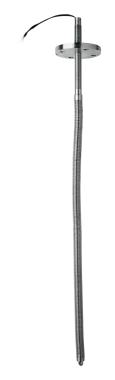 Multi-spot temperature sensor with flexible stainless steel probe, mounting flange and up to 22 measuring points