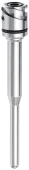 Quick Connect weld-in thermowell – drilled pocket with bayonet coupling and O-ring at the top