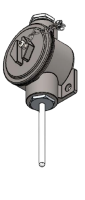 RR1 room temperature sensor with Silumin housing, marine approval, and IP67-rated protection for reliable temperature monitoring in damp environments.