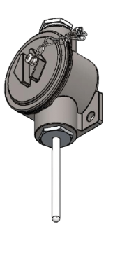 RR1 room temperature sensor with Silumin housing, marine approval, and IP67-rated protection for reliable temperature monitoring in damp environments.