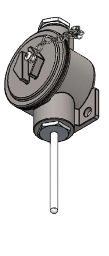 RR1 room temperature sensor with Silumin housing, marine approval, and IP67-rated protection for reliable temperature monitoring in damp environments.