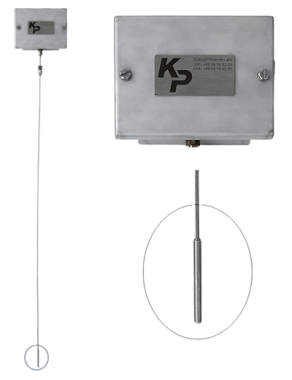 RST-T tank temperature sensor for industrial and marine applications. Pt100/Pt1000, IP67, acid-proof steel, and high durability.