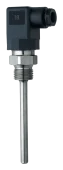 Type BP2 temperature sensor with a valve plug connection and an interchangeable measuring insert