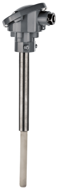 Thermocouple Temperature Sensor AC/ACC with a gas-proof ceramic protection tube for high-temperature applications up to 1700°C.