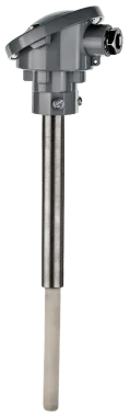 AC/ACC thermocouple temperature sensor with a ceramic protection tube and an aluminium connection head