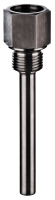 MA-PW1 threaded thermowell with internal and external BSP threads, designed for protecting temperature sensors in industrial processes.